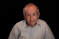 Josef Žanta při natáčení rozhovoru v roce 2019