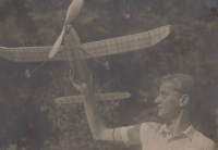 Josef Mevald jako letecký modelář