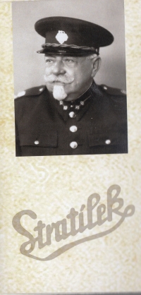 Václav Ignác Stratílek liked to appear in a fireman's uniform in official portraits