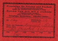 Legitimace Ženské ligy, díky ní se zřejmě dostala do Anglie