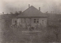 The house in Slušovice where she lived with her parents and siblings