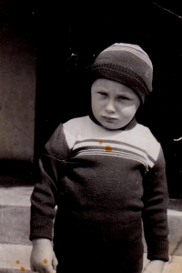 Jan Zima jako dítě (50. léta 20. století)