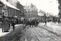 Shromáždění ve Strakonicích během sametové revoluce 1989