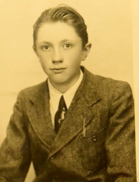 Ladislav Homola in his youth