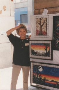 Magdina první výstava, Piazza Duomo, Milán 2000