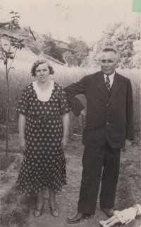Irena Freundová's parents - Vlastimila and Eduard Freund