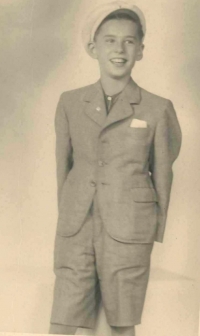 Milan Kejzlar as a boy (in 1939)