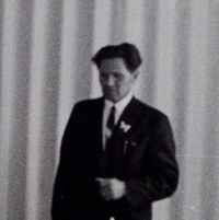 Švagr pamětnice František Babický, který byl během války členem partyzánské skupiny operující v oblasti mezi Táborem a Benešovem