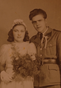 Marie Veselá jako družička