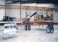 replica of Caproni Ca33 aircraft - machine, in which died M. R. Stefanik
