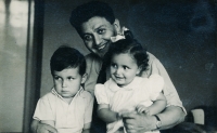 Otec s Evou a jejím bratrem, 1950