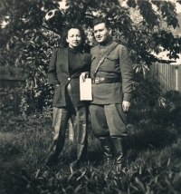 Her parents in 1945