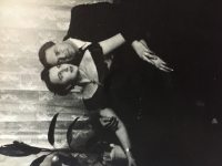 s manželom Alexandrom Tkáčom - fyzikálny chemik  