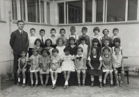 Školní fotografie, 1. třída