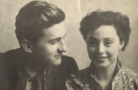 With her future husband