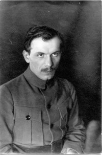 Vladimir Pavlasek (father) after returning from the legion (1919)