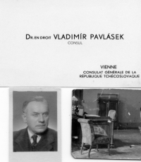 Otec Vladimr Pavlásek – Vídeň kancelář