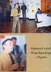 Bystřice, zahájení výstavy, 1992