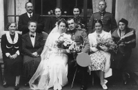 Svatební fotografie rodičů Fedora Gabčana
