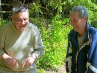 Na rekondičním pobytu pořádaným Společností Parkinson, z. s., Štikov, 26. dubna 2009
