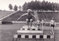 Dalibor Motejlek při letním tréninku