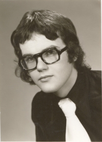 Jiří Razskazov – maturitní foto, 1976