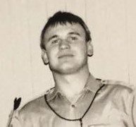 Jiří Hřebík ve skautu