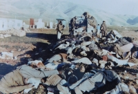 Halbdža po útoku irácké armády  během povstání Kurdů v roce 1992