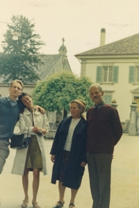Rodiče na 1. návštěvě ve Švýcarsku, 1969