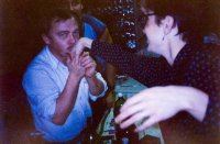 With Karel Kryl, Salzburg, 1988