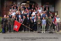 S přáteli z veteránských organizací, Velké Karlovice, 2019