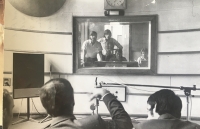 Czechoslovak Radio, Bratislava, editor Pavol Paska, from the back