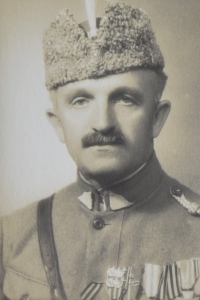 Russian legionnary, Josef Coufal, the father of Miluška Kallistova
