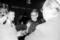 Vladimír Savčinský počas príprav udalostí v roku 1989