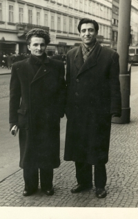 Karel Jech a Abdul Rahman Ghassemlou, Praha, počátek 50. let