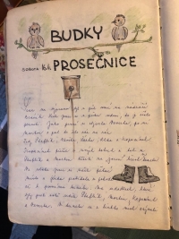A sample of an entry in the scouts' chronicle