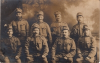 Děda Stanislav Poledno v uniformě v 1. světové válce