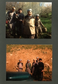 Z rodinného alba, Abdul Rahman Ghassemlou v iráckém Kurdistánu, 80. léta