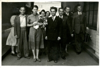 A wedding at the Iranian Embassy on behalf of Karel Jech, Prague, May 3, 1953