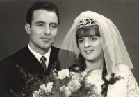 Wedding of Jaroslav and Marie Zářecký, 1968