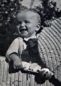 His brother Jaroslav, 1950