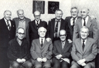 Schoolmates from realschule and Miroslav Horníček, 1984