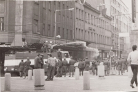 Fotografie z demonstrace 28. října roku 1988