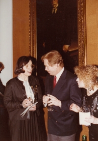 Hana Junová, Václav Havel, Jitka Vodňanská, Světový kongres rodinné terapie, 1991