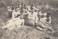 Zdeněk Kalenský během základní vojenské služby u vnitřní stráže MV v Jáchymově