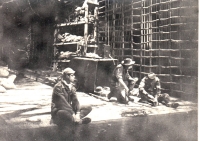 Divadelní představení Hlídka v džungli, kterou režíroval František Čech, 70. léta, Ostrava