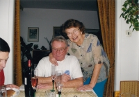 With his wife Vlasta, 2004