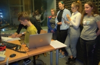 Příprava reportáže v Českém rozhlase