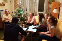 František Humler s žákovským týmem