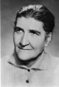 Marie Jeziorská, mother of Anna Musilová, Brno 1960
